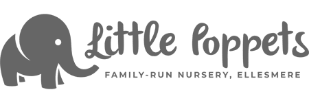 Little Poppets Nursery Logo. A business based in Ellesmere, Shropshire.